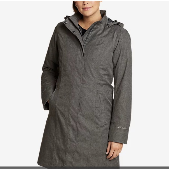 Eddie Bauer Jackets & Blazers - Girl on the Go Insulated Trench Coat